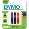Picture of 3 X DYMO 9mm Embossing Tape Three Colour Pack